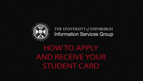 Thumbnail for (UG and PG) How-to apply and receive your student card