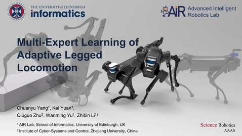 Thumbnail for Teaching a Robot Dog New Tricks with Dr. Alex Li
