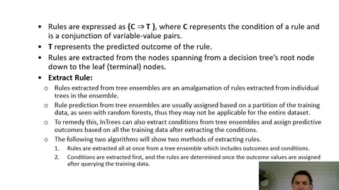 Thumbnail for XAI Lecture Recording: InTrees (Part 3)