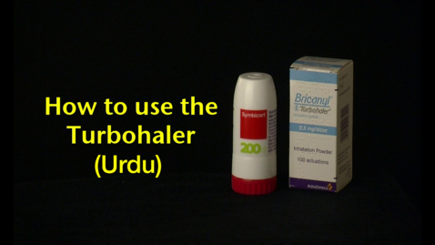 Thumbnail for entry How to use the Turbohaler (Urdu)