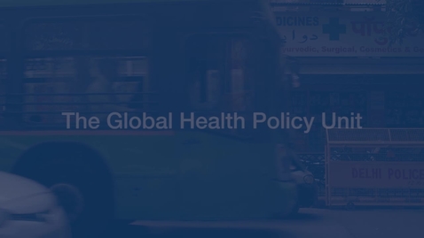 Thumbnail for entry Global Health Policy Unit