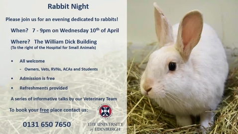 Thumbnail for Vet Clinical Club - Jenna Richardson - 3rd April 2024