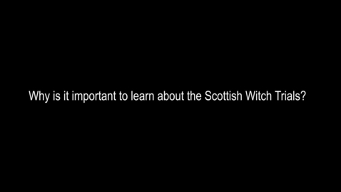 Thumbnail for Why is it important to Learn about the Scottish Witch Trials? | Professor Julian Goodare