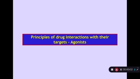 Thumbnail for entry BMS2: How Drugs Act. Part 2 Dr Phil Larkman