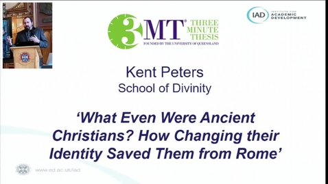 Thumbnail for Three Minute Thesis Competition Final 2022 - Kent Peters