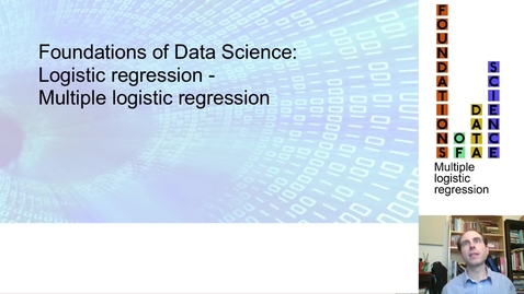 Thumbnail for FDS-S2-01-2-3 Multiple logistic regression and confidence and intervals