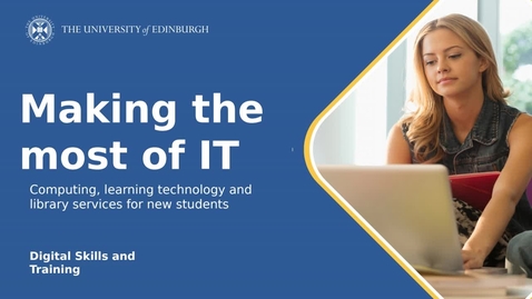 Thumbnail for Making the most of IT for new students 2024