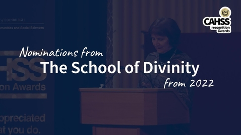 Thumbnail for entry CRA School of Divinity Nominations
