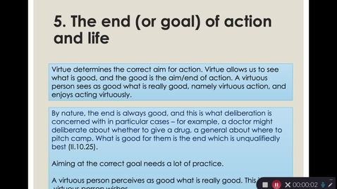 Thumbnail for Aristotle Lecture 5.4