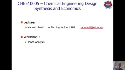 Thumbnail for entry Workshop 2 - Pinch Analysis Solutions