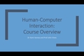 HCI Overview 2021 (INFR11017) (08:57)