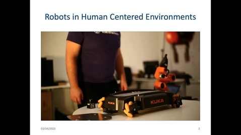 Thumbnail for entry Robots in Human Centred Environments  - Dr. Subramanian Ramamoorthy (Informatics/Robotics)