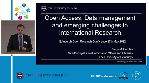 Thumbnail for entry Open Access, Data Management and Emerging Challenges to International Research - Gavin McLachlan