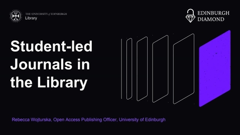 Thumbnail for Student-led Journals in the Library