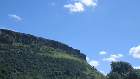 Thumbnail for entry Timelapse of clouds over Arthur's Seat