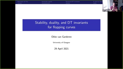 Thumbnail for LAGOON: Leicester Algebra and Geometry Open ONline: Okke van Garderen