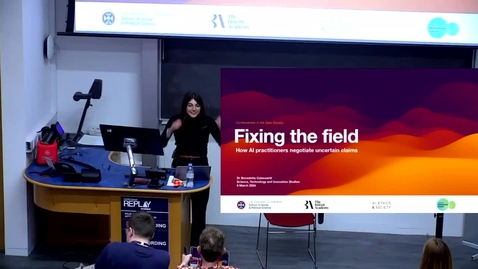 Thumbnail for entry Dr Benedetta Catanzariti - Fixing the field: How AI practitioners negotiate uncertain claims