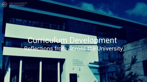 Thumbnail for Curriculum Development Reflections (Rhind)