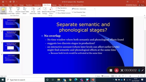 Thumbnail for Language Production Lecture 3 Part 10a