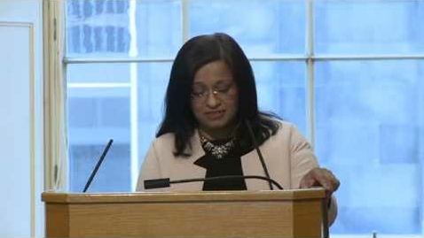 Thumbnail for Mona Siddiqui after lunch address