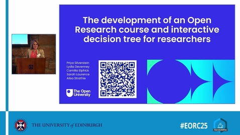 Thumbnail for The development of an open access Open Research course and interactive decision tree for researchers across disciplines | Camila Elphick 
