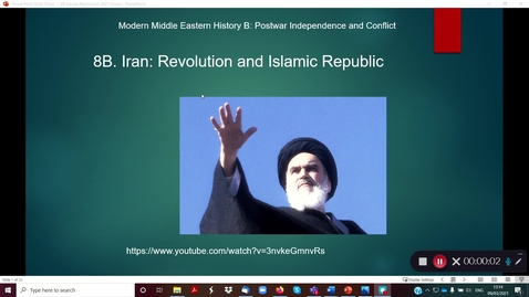 Thumbnail for entry 8B The Iranian Revolution part 1