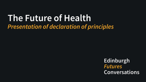 Thumbnail for Presentation of declaration of principles