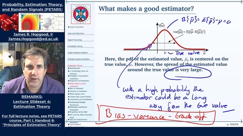 Thumbnail for entry Topic 43: Measuring Performance of an Estimator (PETARS, Chapter 6)