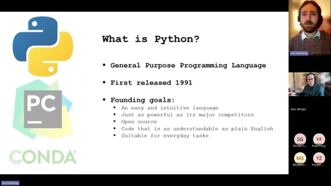 Thumbnail for Intro To Python | Part 1 | What is Python?