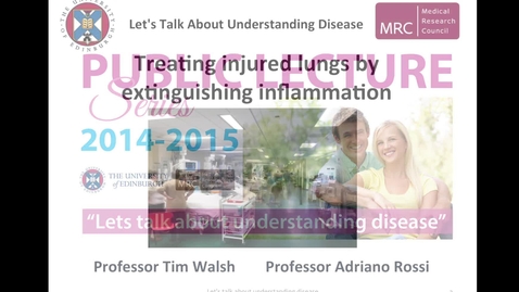 Thumbnail for Treating injured lungs by extinguishing inflammation