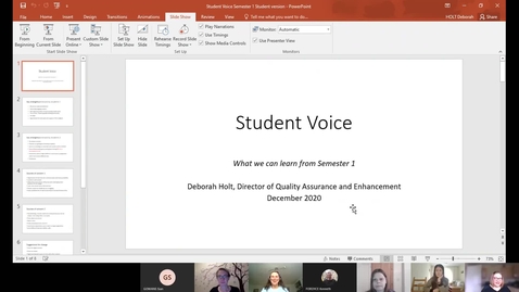 Thumbnail for Student Voice, Social and Community Building Jan 2021 (CC)