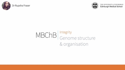 Thumbnail for A1. Genome structure &amp; organisation 