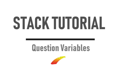 Thumbnail for entry Question Variables - STACK Tutorial