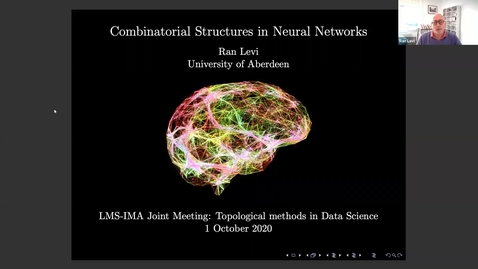 Thumbnail for entry IMA, LMS Joint Meeting: Topological methods in Data Science (1-2 October 2020)