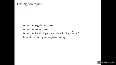 Thumbnail for entry Informatics 1B Lecture 6 Part 3