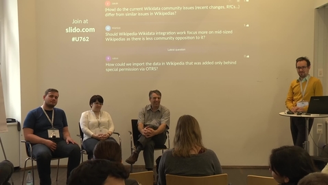 Thumbnail for Main problems and challenges of Wikidata - Roundtable discussion at WikidataCon 2017