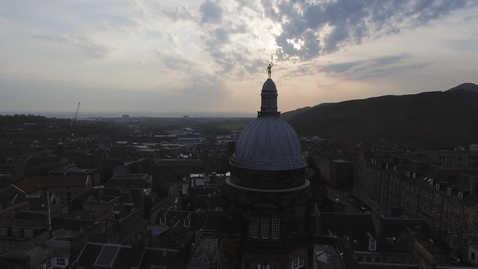 Thumbnail for George Square and the Old College at sunrise