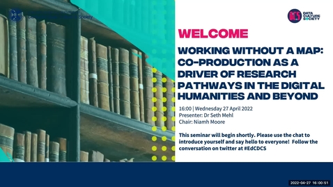 Thumbnail for Working without a map: Co-production as a Driver of Research Pathways