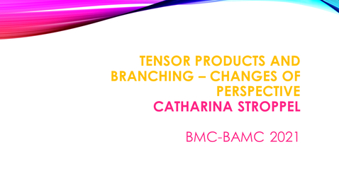 Thumbnail for entry BMC BAMC 2021 Catharina Stroppel