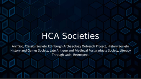 Thumbnail for HCA Societies Live Event 2021