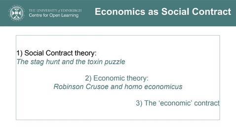 Thumbnail for entry Open Lecture Series | Term 2 | Economics as a Social Contract