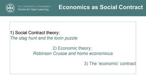 Thumbnail for Open Lecture Series | Term 2 | Economics as a Social Contract