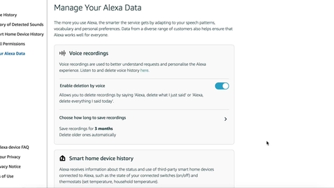 Thumbnail for entry Alexa Privacy Settings (Part 6): Does my data have to be used for training Alexa?