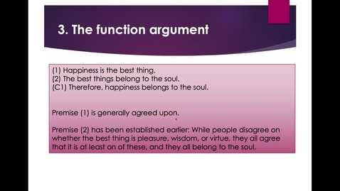 Thumbnail for Aristotle Lecture 2.3