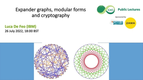 Thumbnail for entry Expander graphs, modular forms and cryptography, Luca De Feo