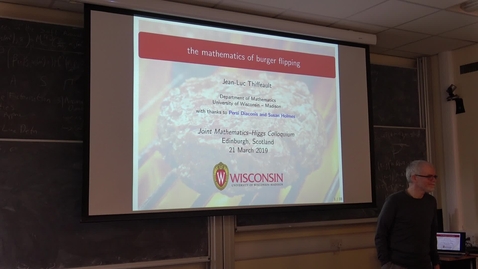 Thumbnail for The mathematics of burger flipping - Jean-Luc Thiffeault