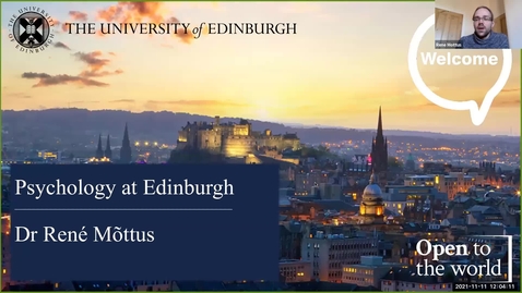Thumbnail for Introduction to MSc programmes in Psychology