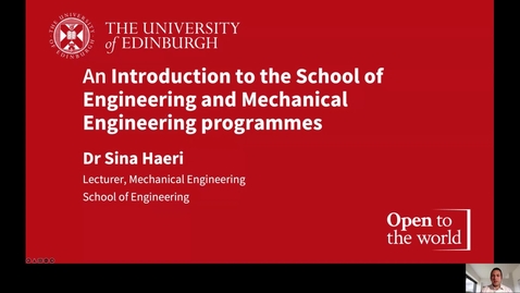 Thumbnail for Introducing the Mechanical Engineering programmes