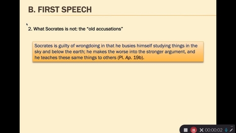 Thumbnail for Greats Plato Lecture 1.3