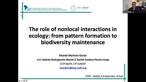 Thumbnail for Ricardo Martínez-García, ICTP-South American Institute for Fundamental Research